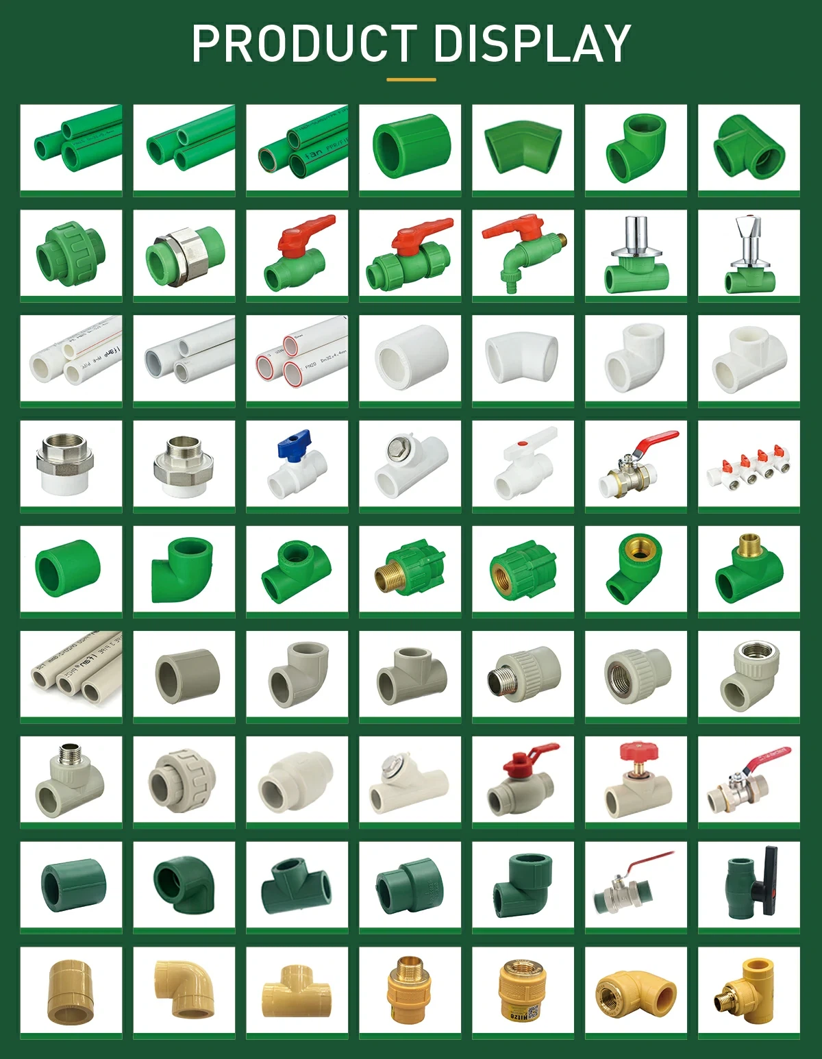 PPR Pipe and Fittings PPR Pipe and Fittings